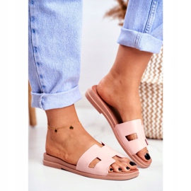 BUGO Pantuflas de Mujer Rosa Geométrico Clásico Theodora rosado 2 BUGO Pantuflas de Mujer Rosa Geométrico Clásico Theodora rosado 2