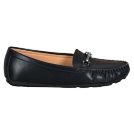 Fama Mocasines Con Circonita negro 5