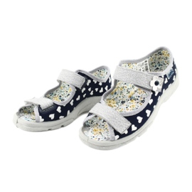 Calzado infantil befado 969X148 azul marino gris 2