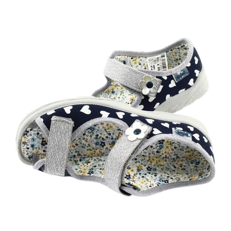 Calzado infantil befado 969X148 azul marino gris 4
