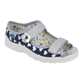 Calzado infantil befado 969X148 azul marino gris 1
