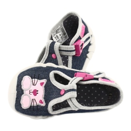 Calzado infantil befado 110P378 azul marino rosado gris 5