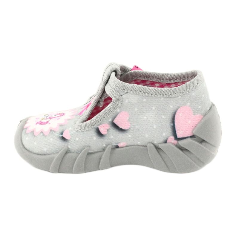 Calzado infantil befado 110P359 blanco rosado gris 2