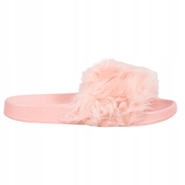 SHELOVET Zapatillas de Goma con Piel rosado 6