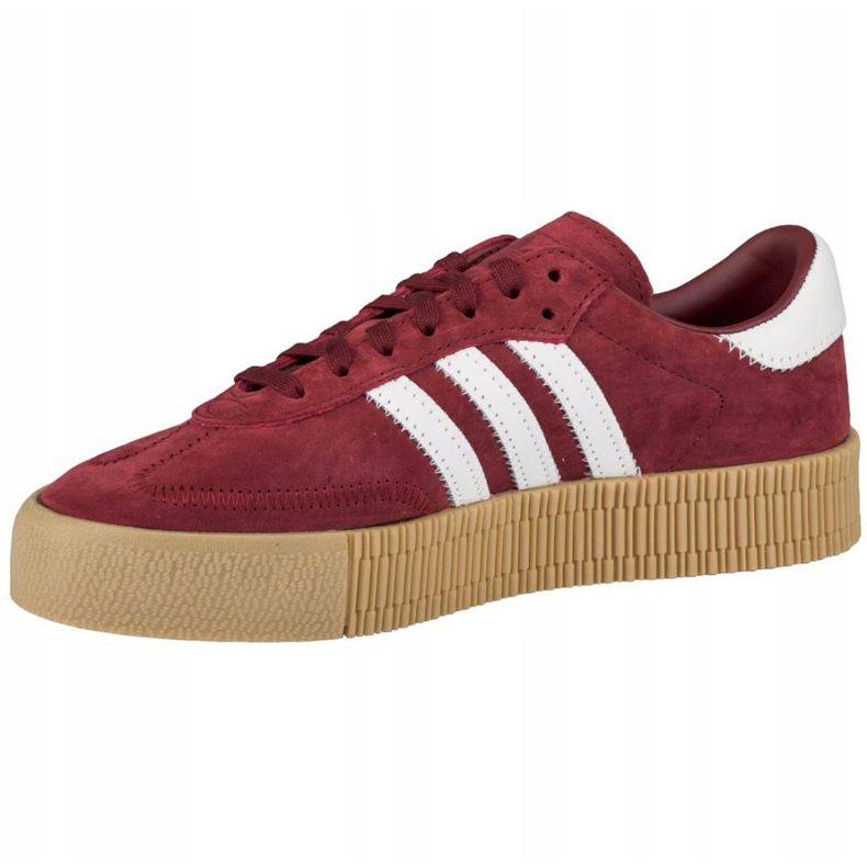 Zapatillas Adidas Originals Sambarose W F36268 rojo gris 1
