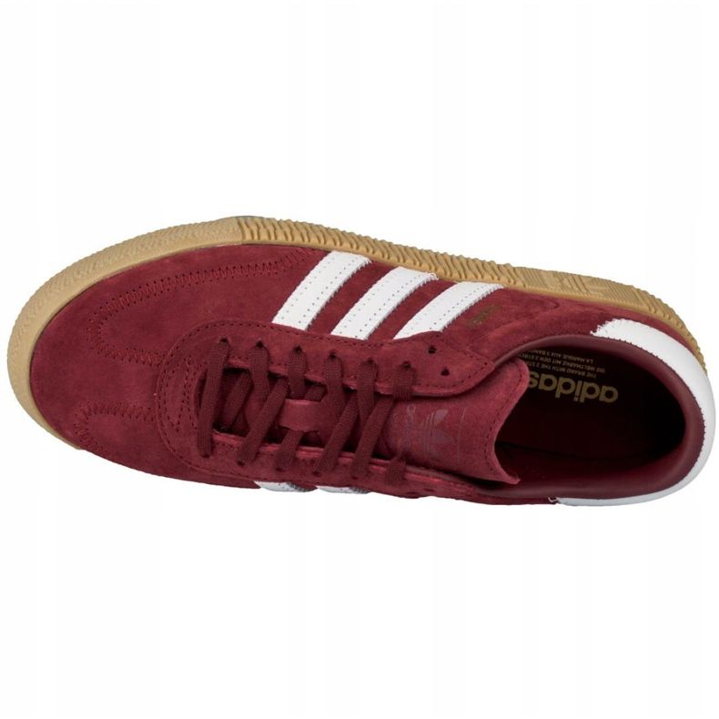 Zapatillas Adidas Originals Sambarose W F36268 rojo gris 2