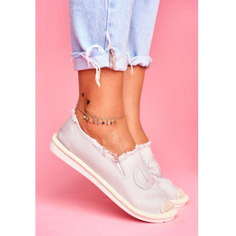 PS1 Alpargatas de Mujer Grises Flaure 1