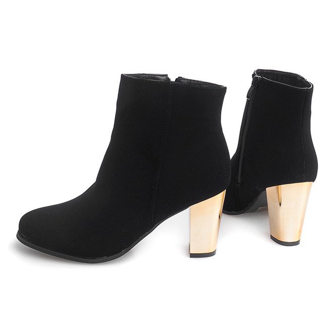 Boots On Heel B2908 Negro 1
