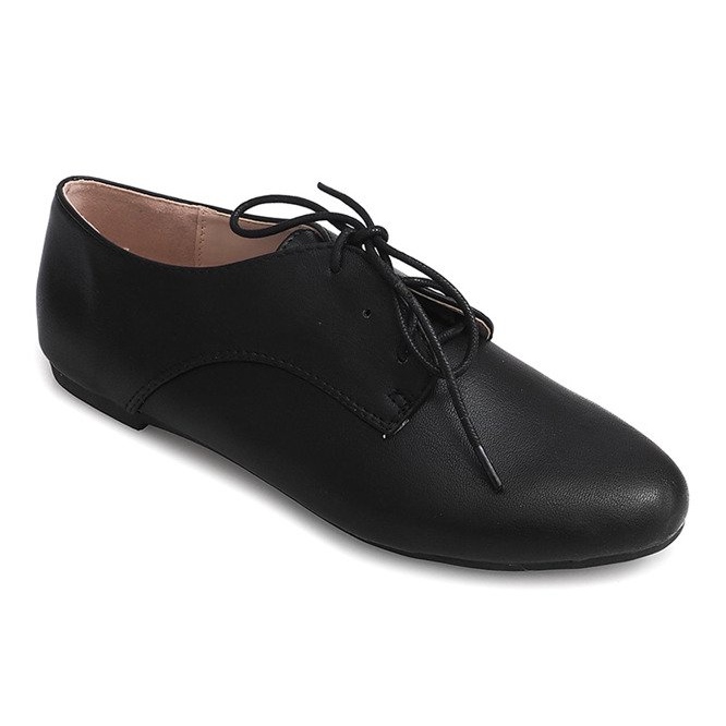 Zapatos de Jazz con Cordones para Mujer HH-25 Negro 1