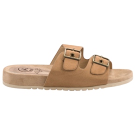 Kylie Pantuflas Marrones Clásicas marrón 6