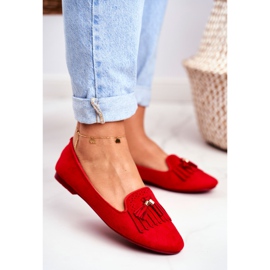BUGO Mocasines de Mujer Red Lords Fringes Therese rojo 2 BUGO Mocasines de Mujer Red Lords Fringes Therese rojo 2