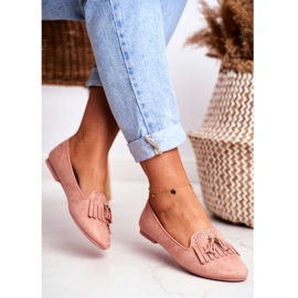 BUGO Mocasines de Mujer Pink Lords Fringes Therese rosado 2 BUGO Mocasines de Mujer Pink Lords Fringes Therese rosado 2