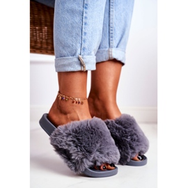 Bona Pantuflas De Mujer Con Piel Sensible Gris 3