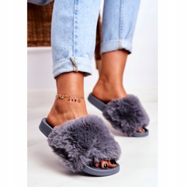 Bona Pantuflas De Mujer Con Piel Sensible Gris 1