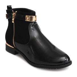 Botas Elegantes Con Cremallera CM32A Negra negro 2
