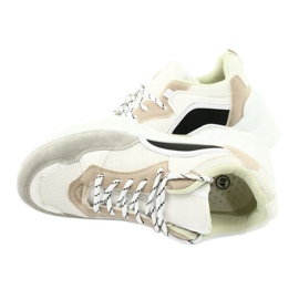 SEA Calzado Deportivo Mujer Sneakers Blanco y Beige Mindanao marrón negro gris 4