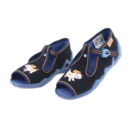 Calzado infantil befado 217P105 azul marino naranja multicolor 3