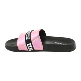 Pantuflas de mujer HOLO Big Star GG274A008 rosado 3 Pantuflas de mujer HOLO Big Star GG274A008 rosado 3