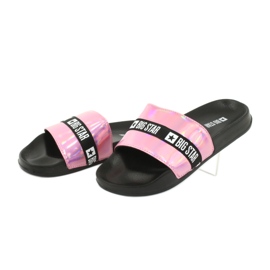 Pantuflas de mujer HOLO Big Star GG274A008 rosado 4