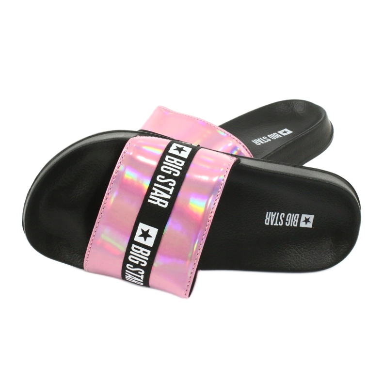Pantuflas de mujer HOLO Big Star GG274A008 rosa 5