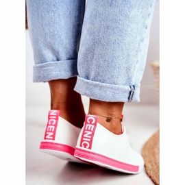 PS1 Zapatillas clásicas para mujer Fuchsia Ville blanco 4