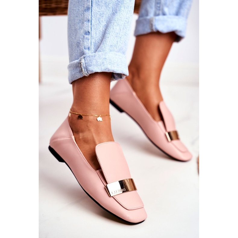 Insignia de oro rosa de Lu Boo para mujer Harlem rosado 1