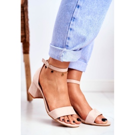 BUGO Sandalias Mujer Ante Beige ¡Oh Baby! 1