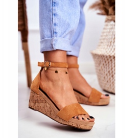 PS1 Sandalias De Mujer Con Cuña Camel MarryMe marrón 2 PS1 Sandalias De Mujer Con Cuña Camel MarryMe marrón 2