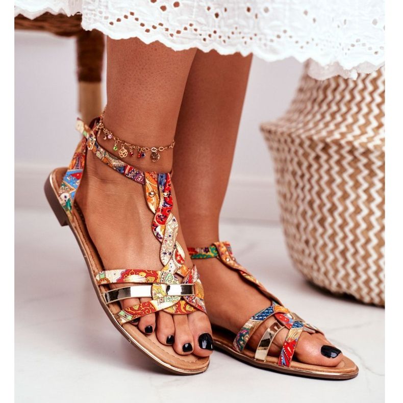 PS1 Sandalias de Mujer Elegante Naranja Oriental Brooke 1