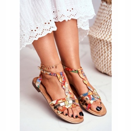 PS1 Sandalias de Mujer Elegante Naranja Oriental Brooke 3