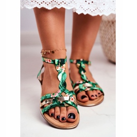 PS1 Sandalias de Mujer Elegante Verde Oriental Brooke 4
