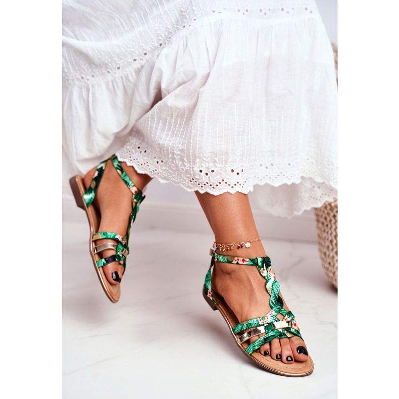 PS1 Sandalias de Mujer Elegante Verde Oriental Brooke 2