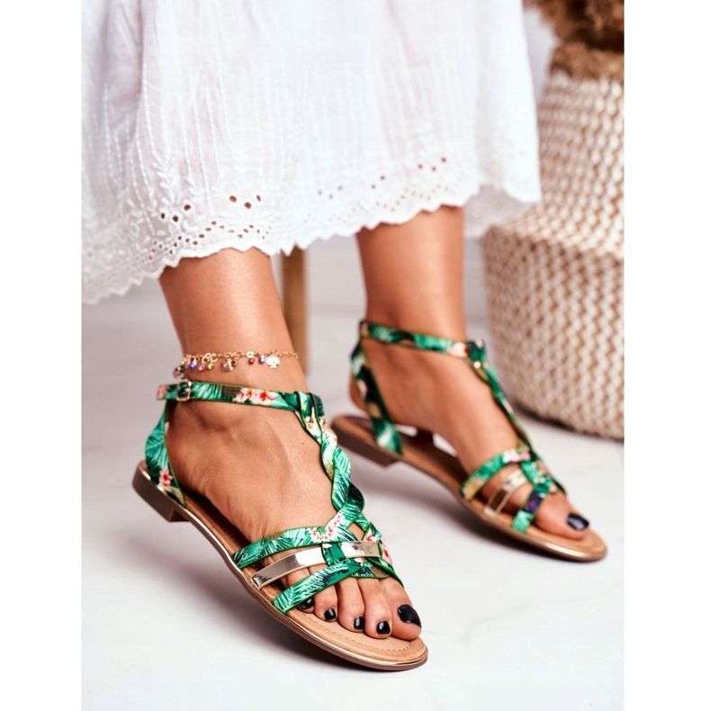 PS1 Sandalias de Mujer Elegante Verde Oriental Brooke 1