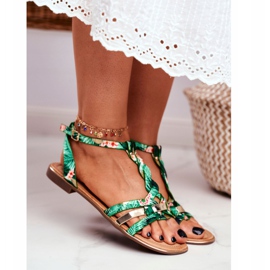 PS1 Sandalias de Mujer Elegante Verde Oriental Brooke 5