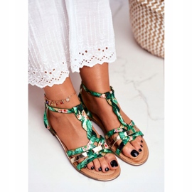 PS1 Sandalias de Mujer Elegante Verde Oriental Brooke 3