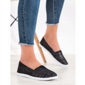 Comer Slipons cómodos negro gris 1