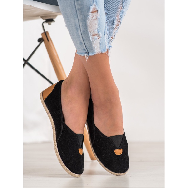 SHELOVET Slipons negros 1