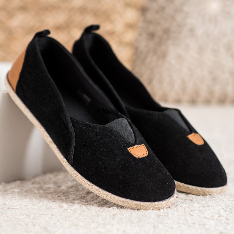 SHELOVET Slipons negros 2