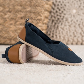 SHELOVET Slipons azul marino 1