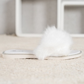 Bona Zapatillas con estilo con piel blanco 1