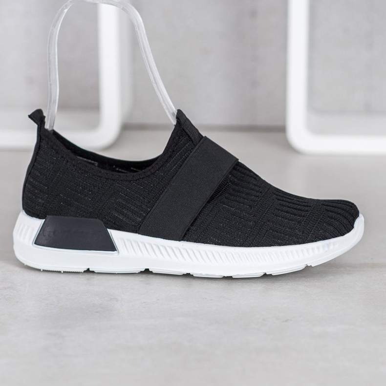 SHELOVET Calzado deportivo sin cordones negro 2