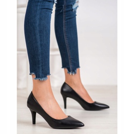Gogo Zapatos de salón con cuero ecológico negro 4