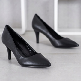 Gogo Zapatos de salón con cuero ecológico negro 2