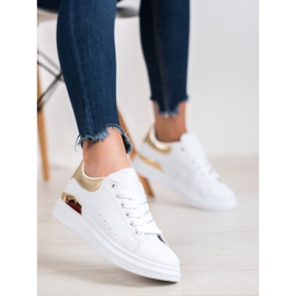 SHELOVET Calzado deportivo de moda blanco 1