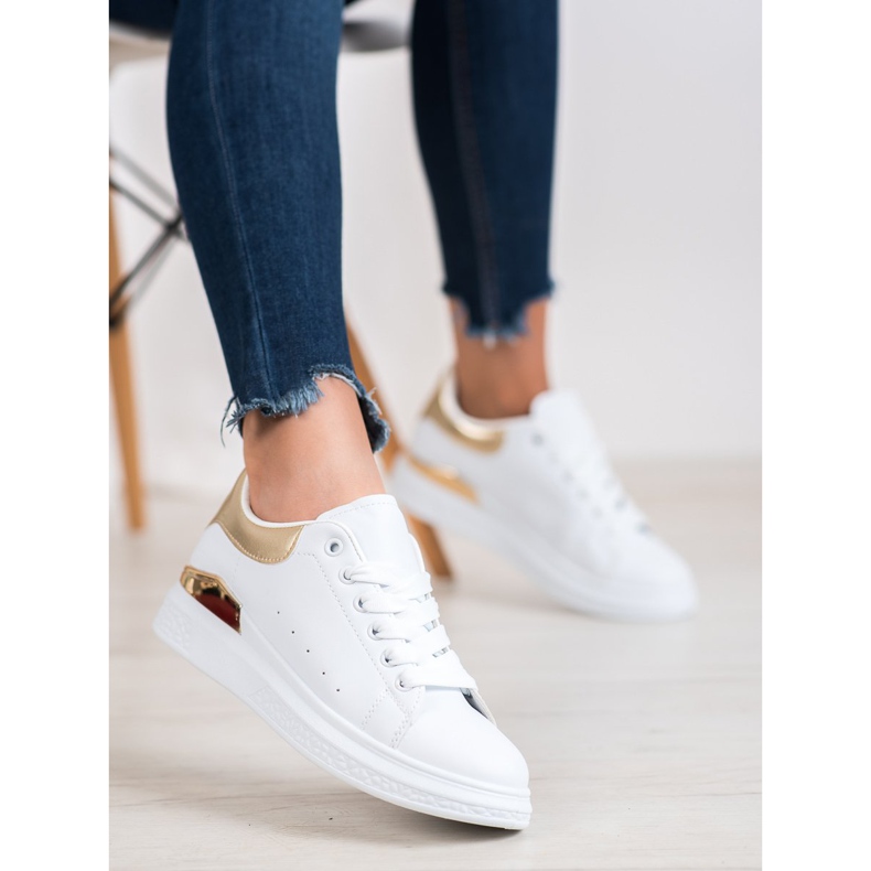 SHELOVET Calzado deportivo de moda blanco 1