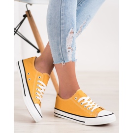 SHELOVET Zapatillas Amarillas amarillo 4