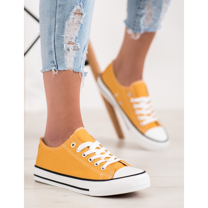 SHELOVET Zapatillas Amarillas amarillo 2