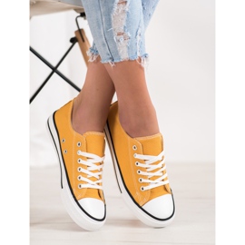 SHELOVET Zapatillas Amarillas amarillo 3