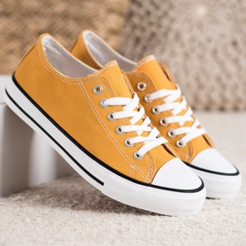 SHELOVET Zapatillas Amarillas amarillo 5