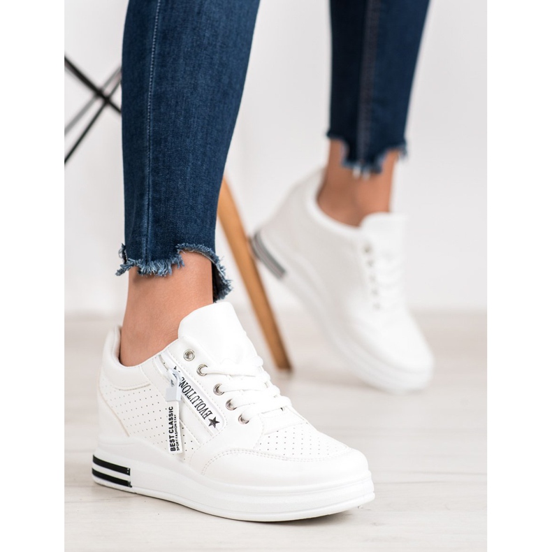 SHELOVET Zapatillas Evolutions blancas blanco 2